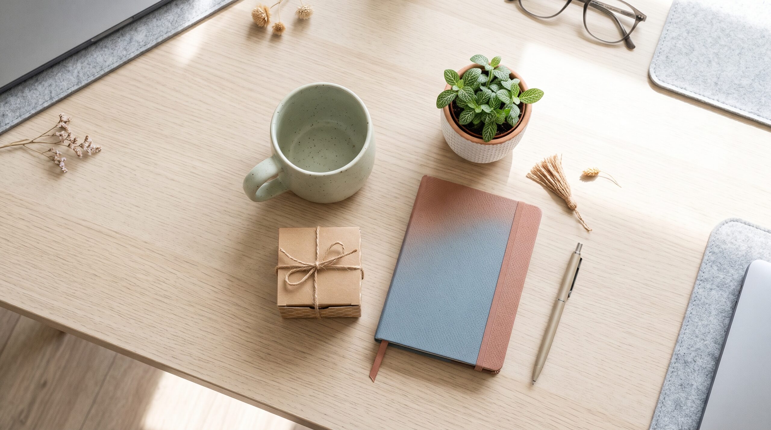 Best gifts for coworkers — thoughtful coworker gift ideas on an office desk